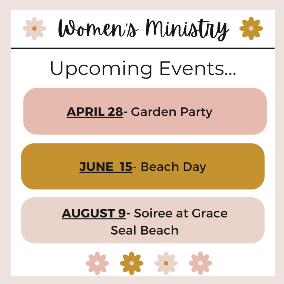 Women's Ministry Upcoming Events — Los Altos Grace