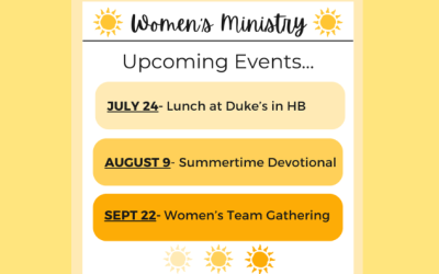 Ladies-Upcoming Summer Events
