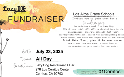 Lazy Dog Fundraiser
