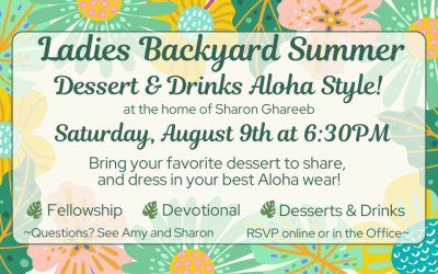 Ladies Backyard Summer Event