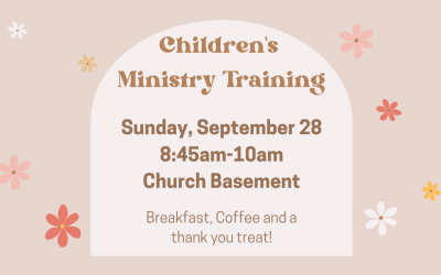 Children’s Ministry Teacher Training