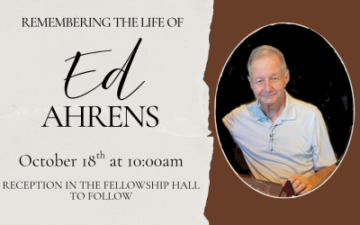 Memorial Service-Ed Ahrens